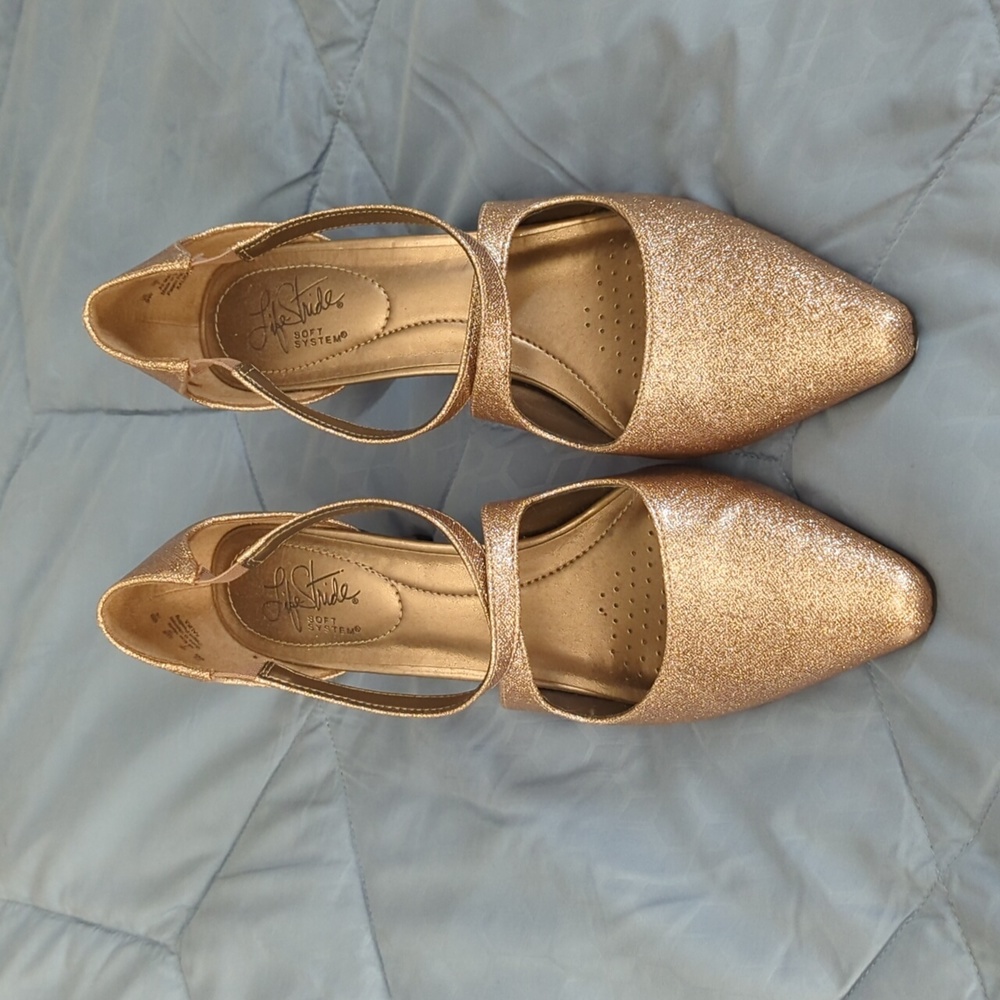 Champagne Gold Formal Heels worn once